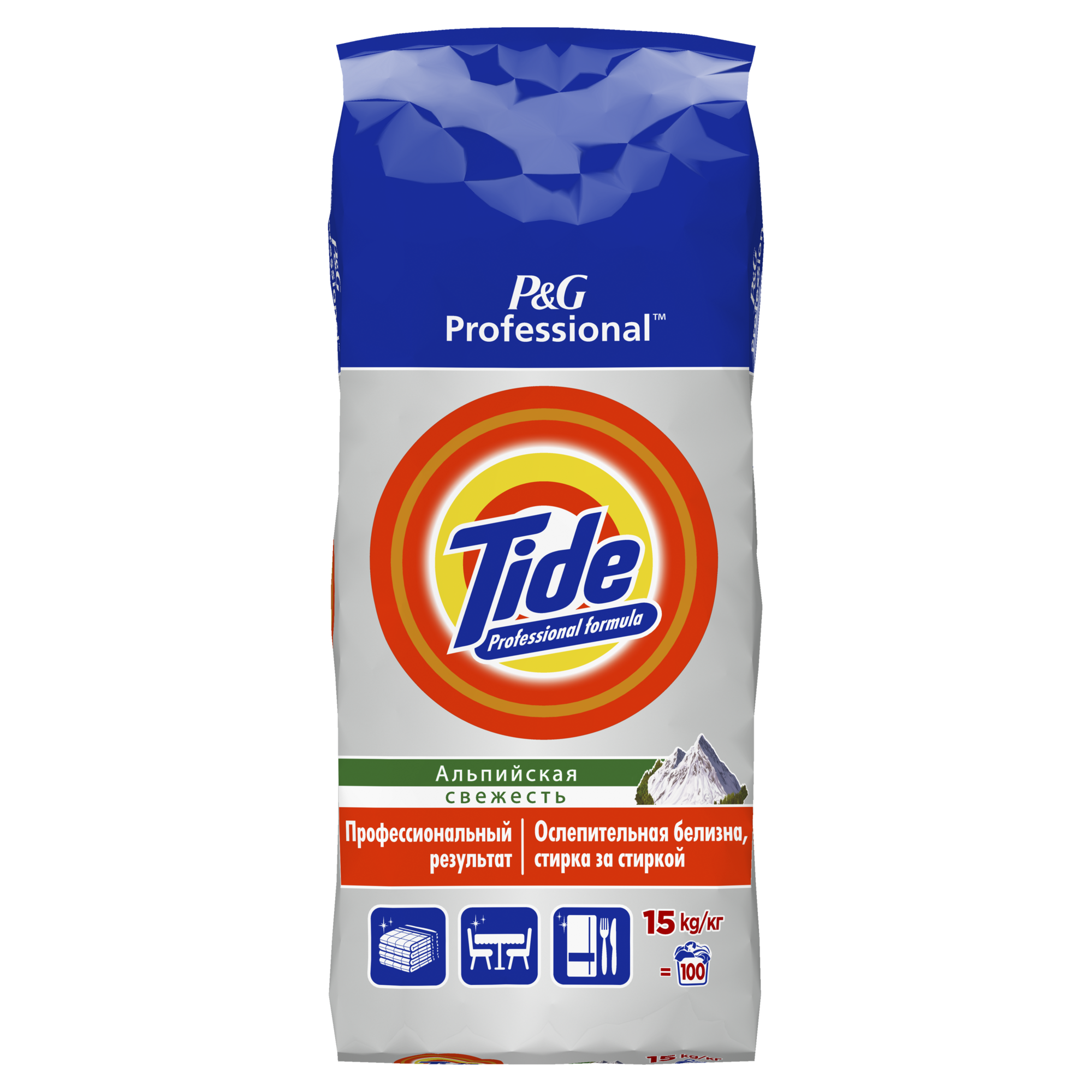Порошок для стирки Tide Professional Expert 15 кг "Альпийская свежесть"
